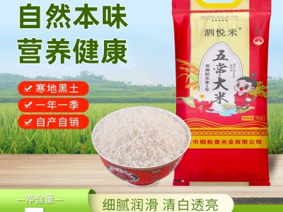 东北大米 泗悦米春原粮稻花香2号五常大米 10斤装新米批发图2