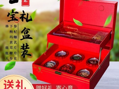 东北特产人参礼盒产地直供人参花鹿茸片鹿鞭片黄芪片枸杞送礼佳品图4