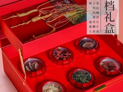 东北特产人参礼盒产地直供人参花鹿茸片鹿鞭片黄芪片枸杞送礼佳品图2