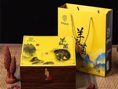 羊肚菌礼盒 菌菇山珍礼盒送礼送客户团购 新鲜干货图5