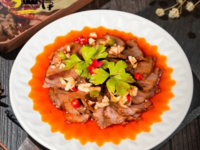酱牛肉 香辣凉拌牛肉卤牛腱子 即食预制凉菜冷冻牛肉餐饮批发500g图2