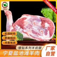 宁夏津玖羊 盐池滩羊生羊前腿排食材半成品羊肉 批发