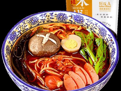 陕西麻辣米线袋装方便速食食品细粉丝米粉西安特写非云南过桥图3