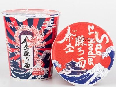 秦圣宝鸡岐山臊子面杯装方便速食带臊子肉一件6杯包邮支持代发图4