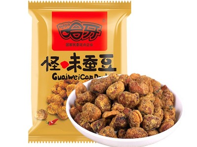 哈牙新款陕西清真胡豆重庆特产兰花豆蚕豆零食5kg散装小包装批发图5