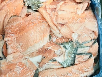 法罗群岛新鲜三文鱼肉带骨鱼排三文鱼骨30斤/件食堂餐饮烧烤香煎图2