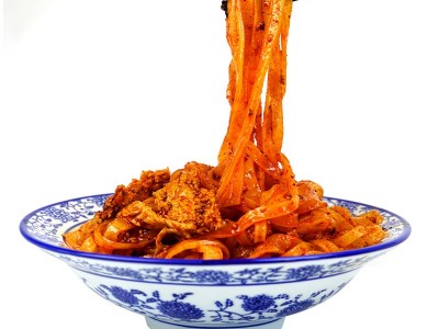 华祥陕西特产凉皮岐山擀面皮方便速食食品每袋300g厂家直销批发图5