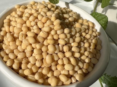 出售脱皮绿豆仁米规格2.6mm-3.6mm精心挑选颗粒饱满色泽淡黄物理图3