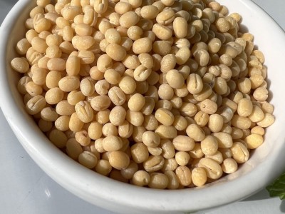 出售脱皮绿豆仁米规格2.6mm-3.6mm精心挑选颗粒饱满色泽淡黄物理图4