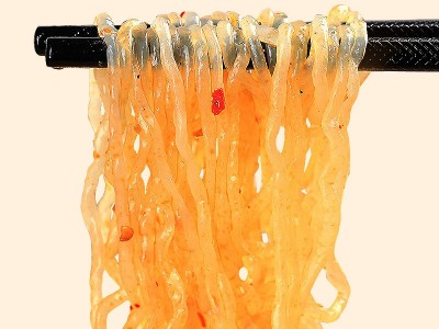 代加工魔芋面粉丝魔芋凉皮魔芋蔬菜包即食代餐饱腹主食方便速食图2