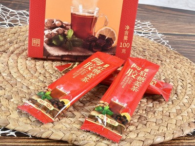 东阿批发阿胶红糖姜茶 100g速溶即食阿胶红糖姜茶 冲泡红糖姜茶图3