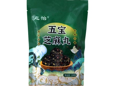 厂家五宝黑芝麻丸批发散装爆浆五黑芝麻丸图4