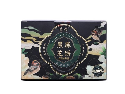 姿怡黑芝麻饼批发235g盒装黑芝麻饼干 厂家直发图5