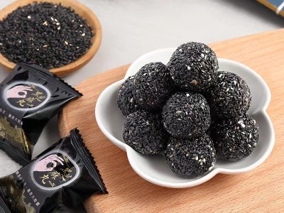 网红小零食黑芝麻丸直播带货现货供应一件代发图4
