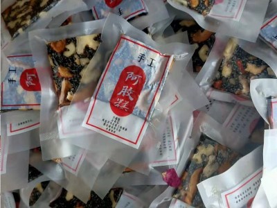 批发即食手工阿胶糕小锅 原产阿胶块手工熬制 红枣枸杞阿胶糕手工图3