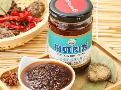 海虾肉酱 精全辣椒酱海鲜虾酱速食火锅蘸调料下饭拌饭酱图4
