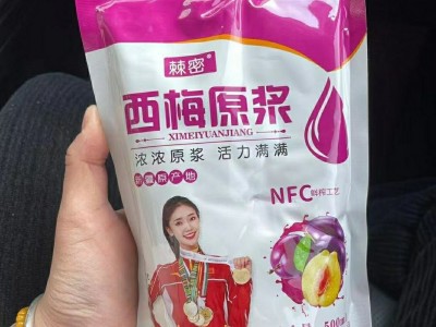 棘密西梅原浆500ml袋装鲜果原浆西梅果汁图4