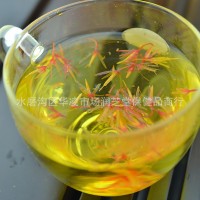 新疆红花不掺料批发新货草红花茶500g散装泡脚配艾草红花