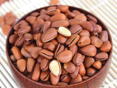 东北开口松子散装500g批发大颗粒原味松子坚果干果炒货果仁饱满图2