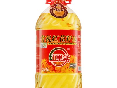 红花籽油新疆红果实有机红花籽油5升物理压榨精炼食用植物油图5