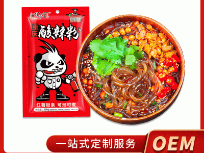 重庆酸辣粉袋装粗粉麻辣手工红薯粉条红苕粉好吃方便粉丝米线速食图4