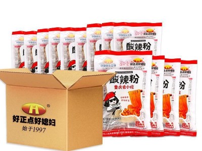重庆酸辣粉粗粉条袋装红薯粉免煮网红方便速食酸辣粉一整箱13袋图2