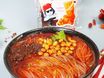 重庆酸辣粉粗粉条袋装红薯粉免煮网红方便速食酸辣粉一整箱13袋图4