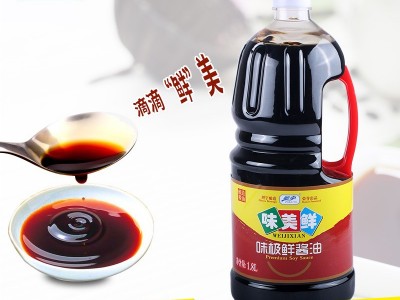 酿造1.8L瓶装味极鲜 批发味极鲜酱油 青酱调味品 火锅调味料图2