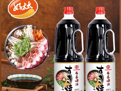 好太太日式寿喜烧酱汁1.8L寿喜锅底料火锅调料火锅底料酱油调味汁图2