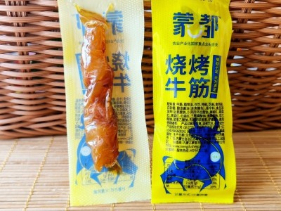 蒙都麻辣牛筋烧烤味泡椒内蒙古特产休闲小吃清真零脂零食长条小袋图4