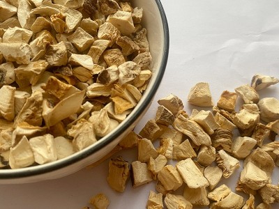 厂家批发脱水香菇粒 食品蘑菇菌菇类蔬菜煲汤材料脱水蔬菜粒散装图2