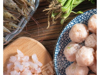 澄益潮汕虾丸250G海鲜丸火锅丸子餐饮火锅食材批发图3