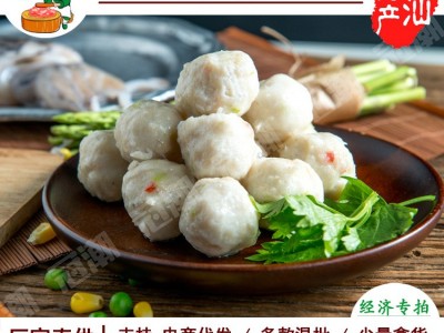 澄益火锅食材潮汕墨鱼丸250G关东煮花枝丸冷冻丸子海鲜丸餐饮批发图1