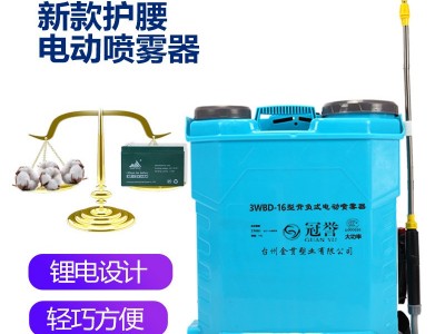 新款护腰型喷雾器 农用消毒背负式电动喷雾器 充电智能高压打药机图2