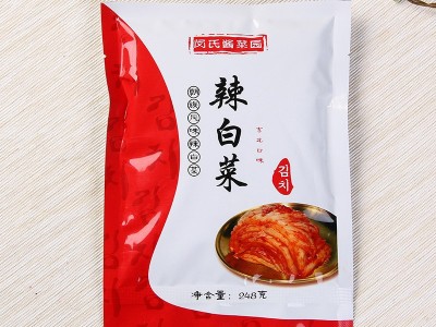 闵氏酱菜园韩式泡菜朝族风味辣白菜冷面用酱菜下饭菜腌制大白菜图3