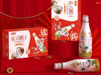 豪园 泰式椰汁含果肉型饮料生榨家庭宴请1.25L*2瓶图4