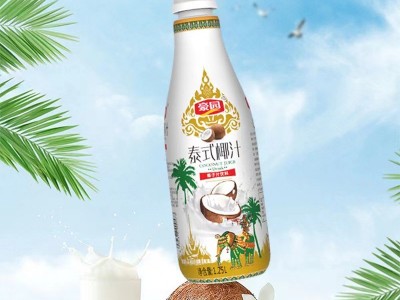 豪园 泰式椰汁含果肉型饮料生榨家庭宴请1.25L*2瓶图6