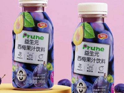 豪园益生元西梅汁果汁纤维即饮饮料245ml*10瓶整箱图1