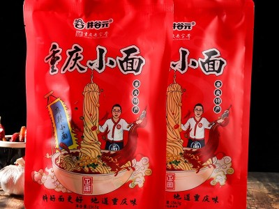 井谷元重庆小面含调料面非油炸方便速食油辣子半干面袋装包邮图2