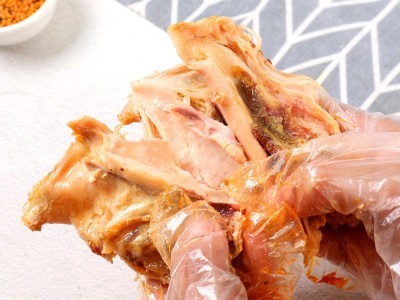 厂家批发德州弘圣斋扒鸡麻油鸡500g开袋即食山东特产网红卤味零食图4