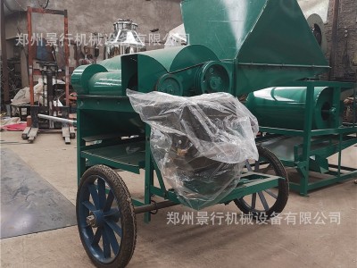 高效节能大豆脱粒机 移动式麦穗谷穗脱粒设备 优质高粱脱皮机图5