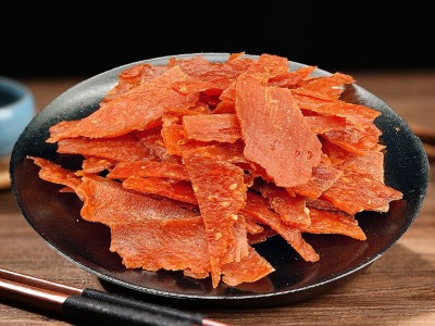 靖江原味猪肉脯副片猪肉铺卤肉制品小吃休闲零食肉熟食自然片特产图4