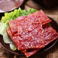 靖江原味猪肉脯副片猪肉铺卤肉制品小吃休闲零食肉熟食自然片特产