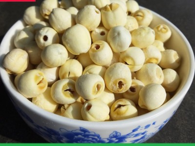 低温烘焙 白莲子 莲子 磨粉莲子 莲子烘焙豆浆原料图1