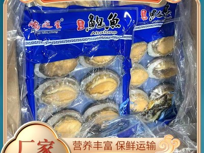 【鲍鱼】厂家批发新鲜现捞冷冻大鲍鱼水产海捕野生去内脏海鲜鲍鱼图1