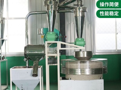 商用电动石磨面粉机传统小麦面粉全自动青石盘磨大型粗粮石磨机械图2