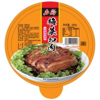 力厨常温梅菜扣肉500g*4碗真空即食卤肉制品工厂一件代发批发爆品