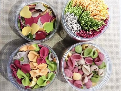 无添加2.5cm绿色菠菜蝴蝶面蔬菜面宝宝面条儿童辅食图5