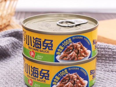 1小海兔罐头帝八仙笔管即食制麻辣即食小海鲜现货批发小八爪鱼图3