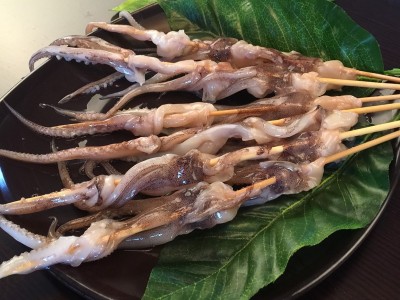 渔之郎 烧烤鱿鱼串鱿鱼须鱿鱼足串 凤舞串 铁板烧鱿鱼爪35g/38g图4